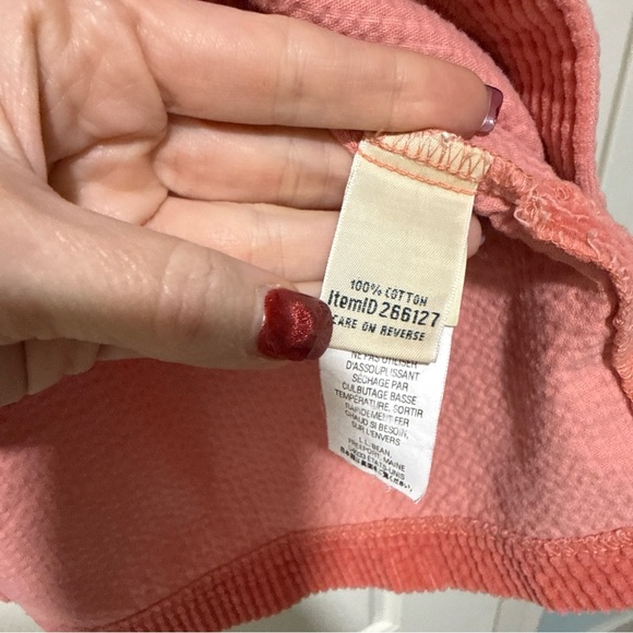 L.L. Bean Coral Button Down Shirt - Picture 8 of 10